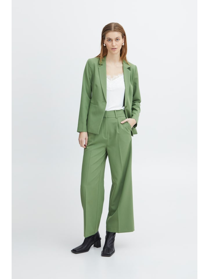 

ICHI Повседневные брюки IHLEXI стандартного кроя, цвет Willow Bough