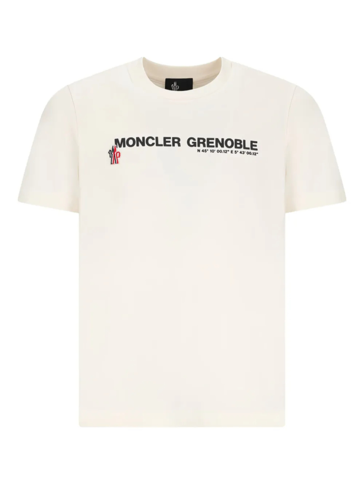 

Футболка с короткими рукавами и принтом логотипа Moncler Grenoble, белый