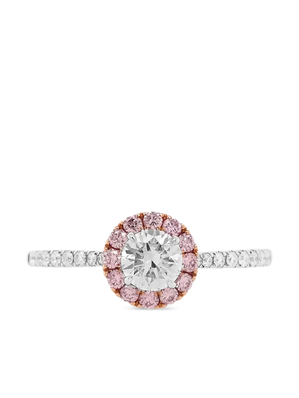 

Кольцо из белого золота с бриллиантами HYT Jewelry, серебяный