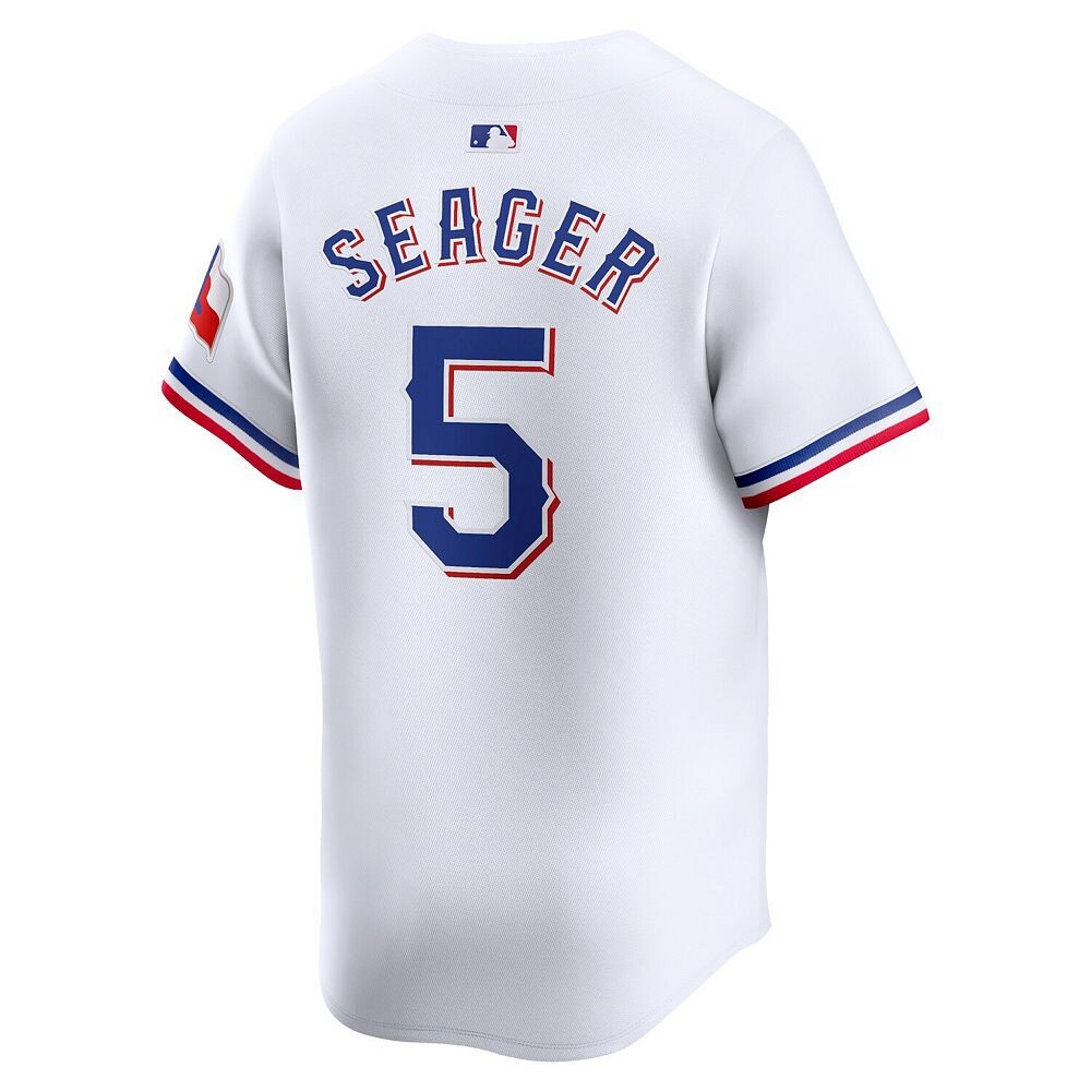 Мужская белая майка Nike Corey Seager Texas Rangers Home Limited Player, цвет Rgr White — фото 4
