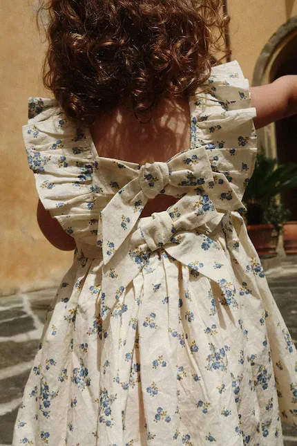 Платье хлопковое Cianna Dress Konges Sløjd, бежевый