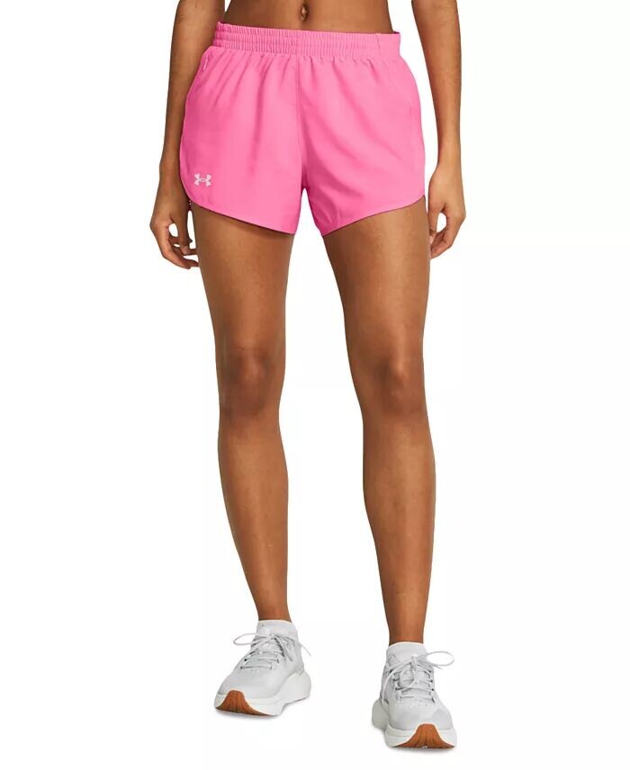 

Женские шорты для бега Fly By с сетчатыми вставками Under Armour, розовый