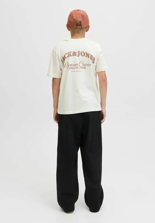Футболка с принтом jjebrandes Jack & Jones Junior, Antique White — фото 2