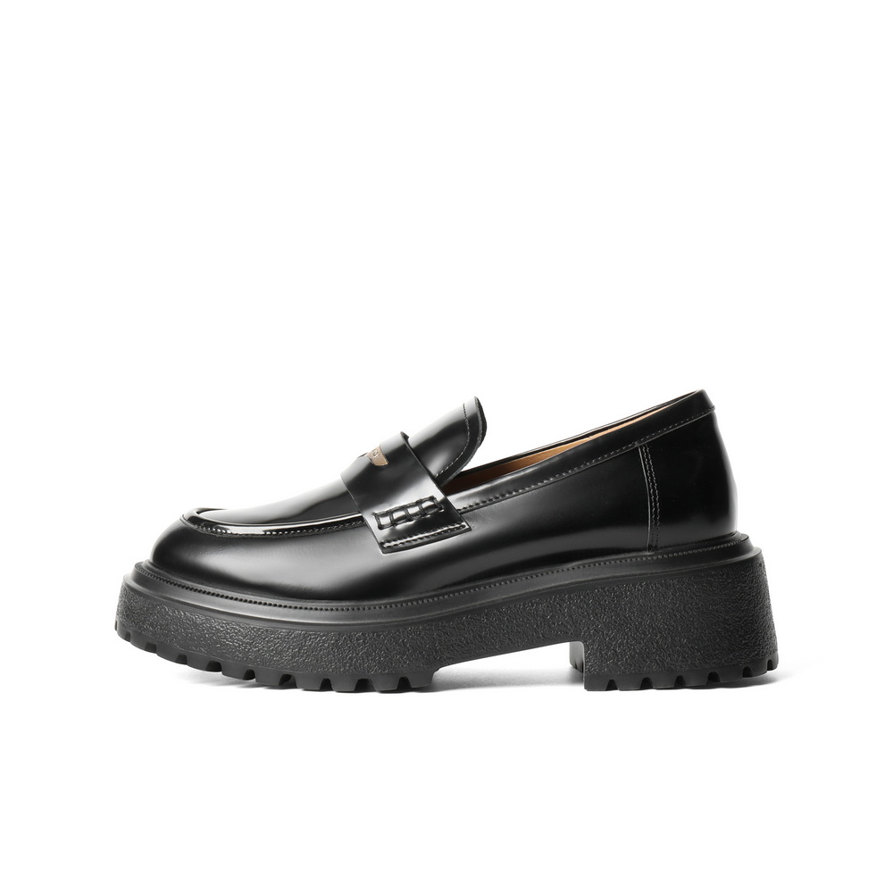 Лоферы женские Black/Brown BELLE, Black 2.0