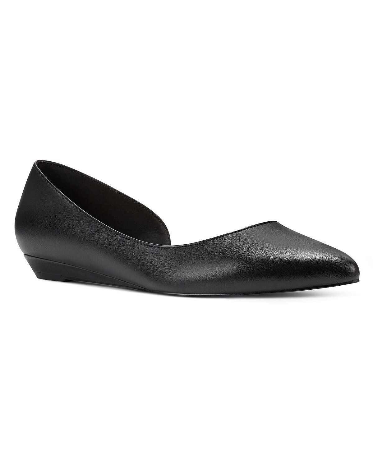 

Женские слипоны с острым носком Saige D'orsay Nine West, черный
