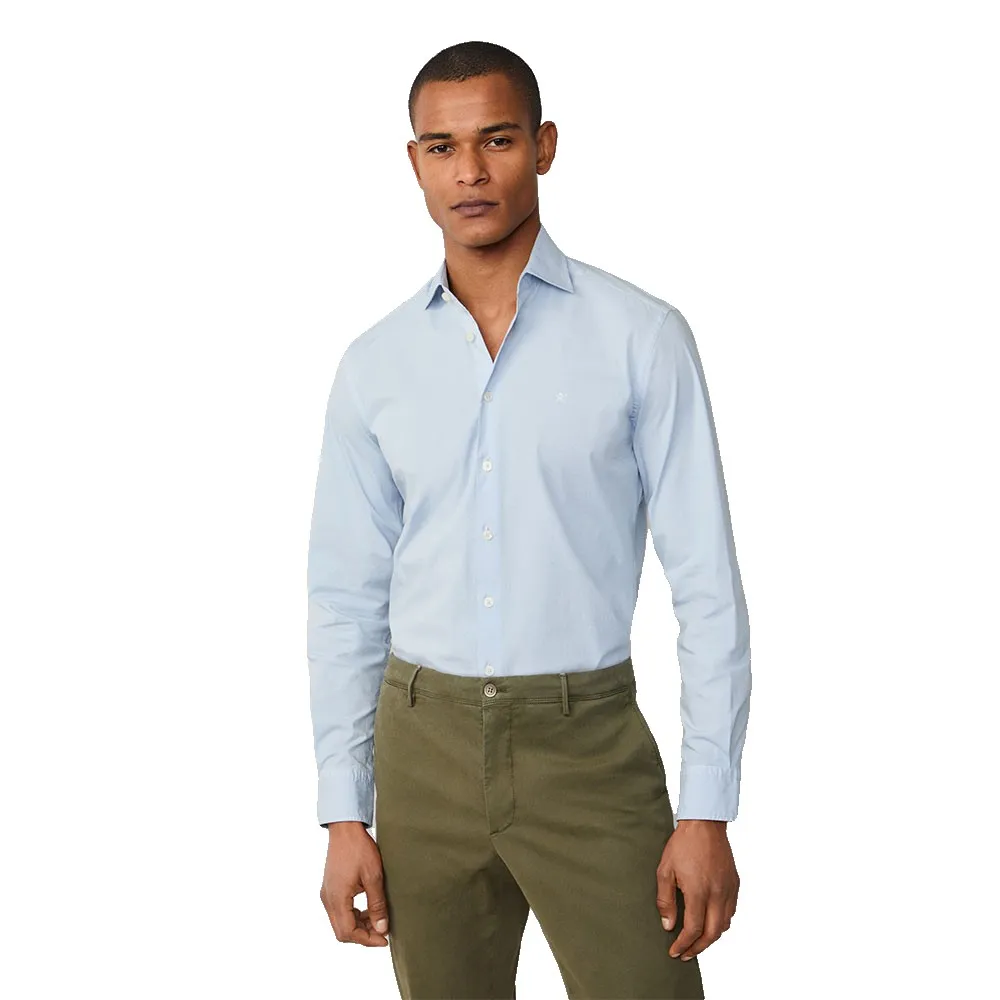 

Рубашка Hackett ESS Gmd Poplin, синий