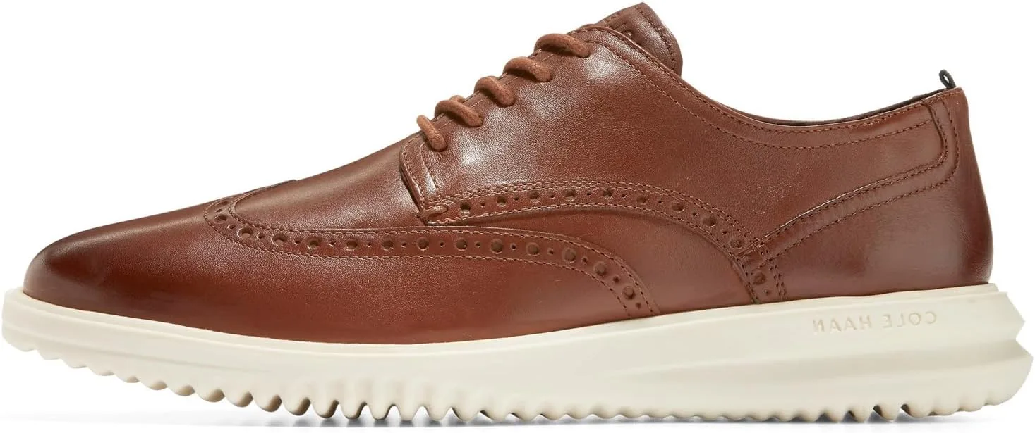 Оксфорды Cole Haan Grand+ Wingtip, слоновая кость — фото 4