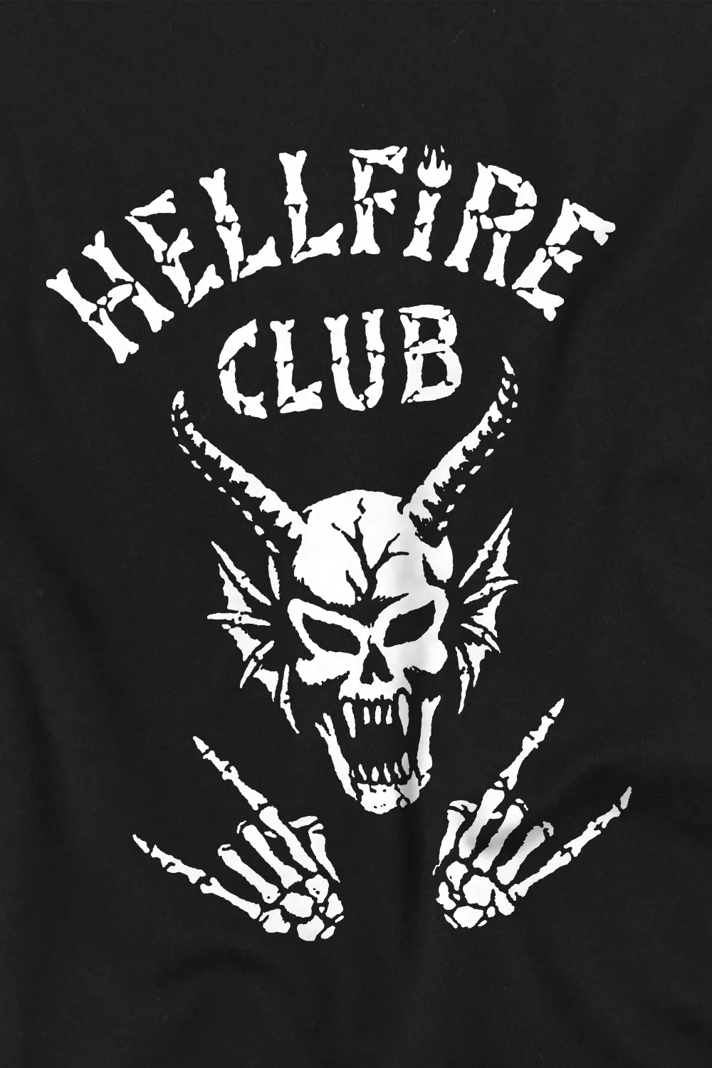 Футболка детская Hellfire Club Stranger Things, черный — фото 2