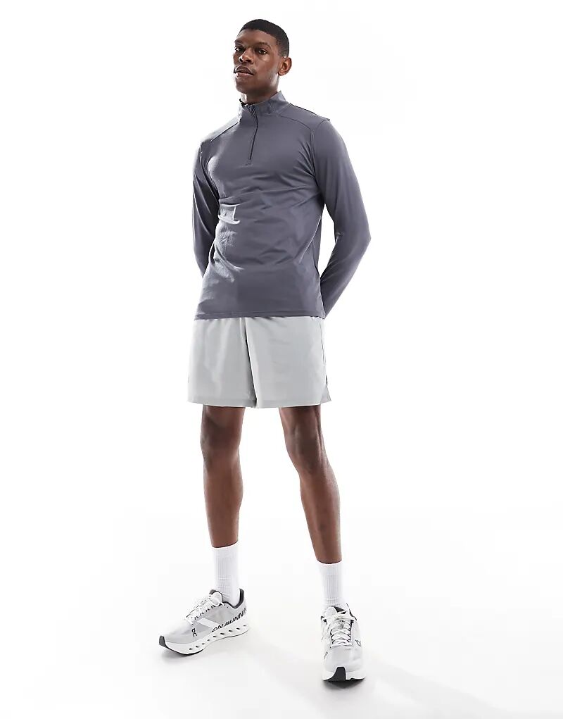 

Under Armour Толстовка Launch Pro с четвертной молнией серого цвета