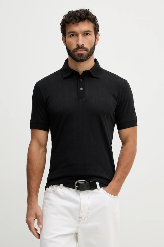 

Хлопковое поло Lindbergh, черный