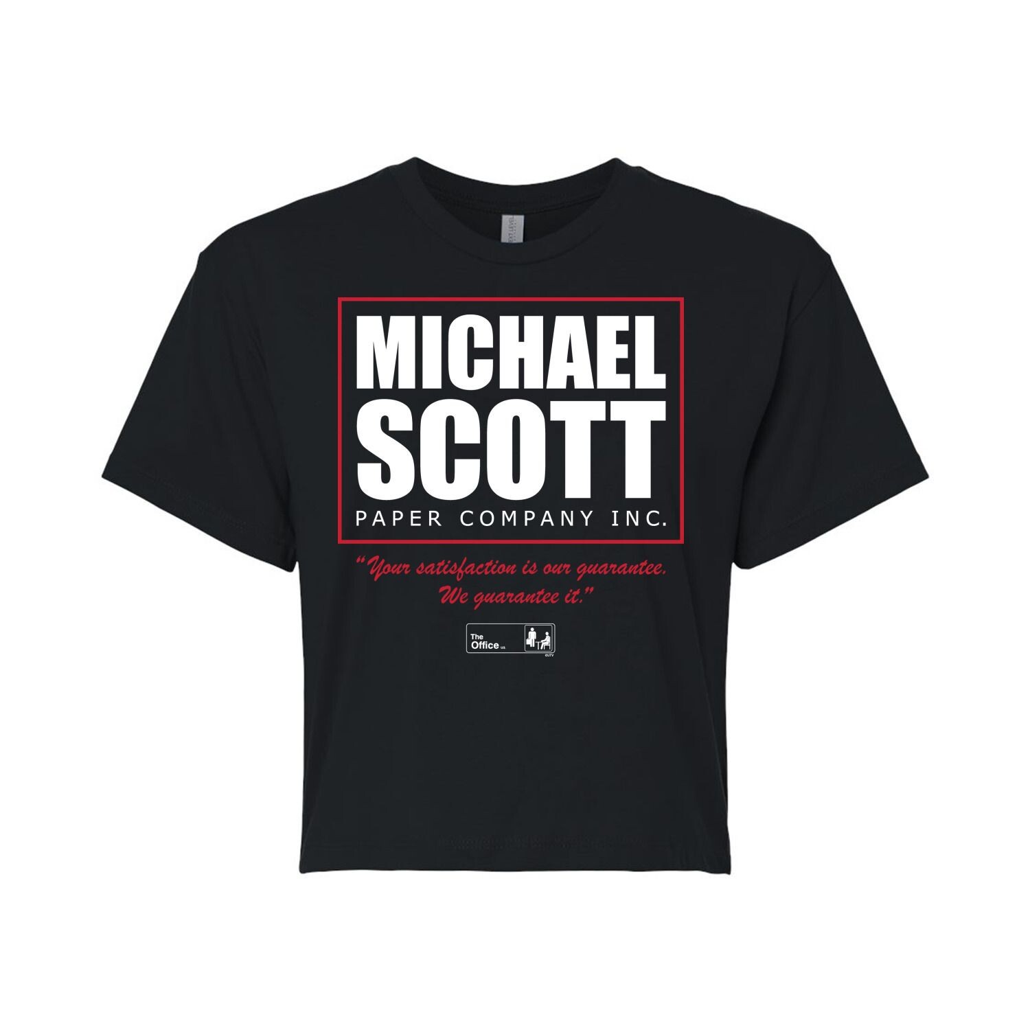 

Укороченная футболка The Office для юниоров Michael Scott Licensed Character, черный