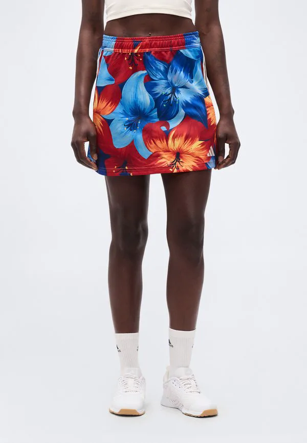 Фермерская юбка спортивная юбка Adidas Sportswear, Fade Gold-Coloured/Dusky Orange/Tactile Red