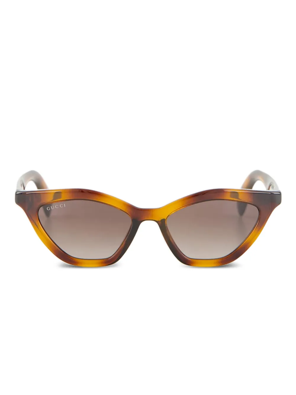 

Солнцезащитные очки в оправе 'кошачий глаз' Gucci Eyewear, коричневый