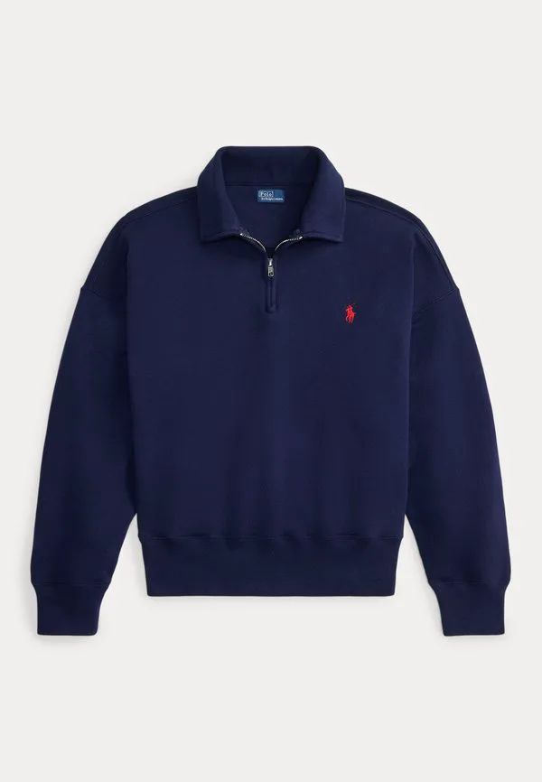 Вязаная полутолстовка на молнии, не использовать толстовку Polo Ralph Lauren, Cruise Navy — фото 4