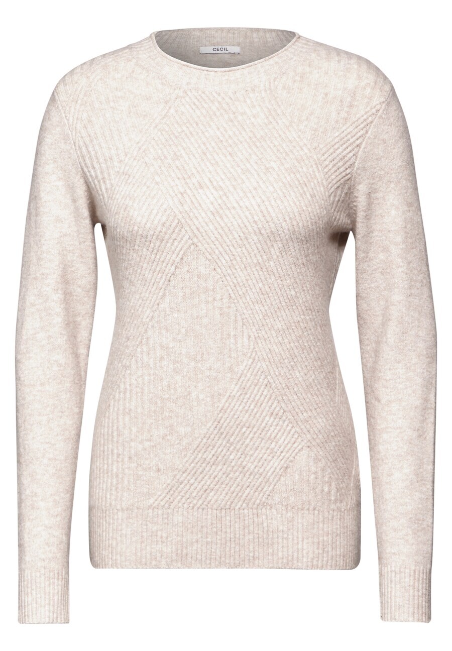 

Базовый свитер CECIL Sweater, бежевый