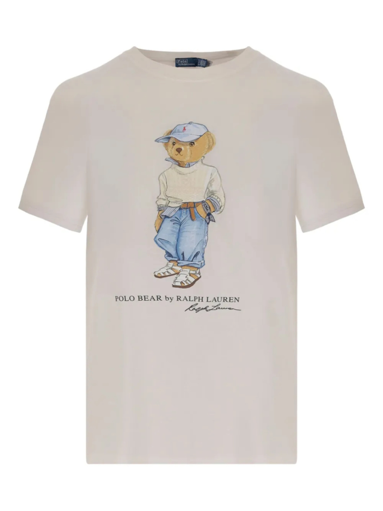

Футболка с изображением медведя Polo Ralph Lauren, белый