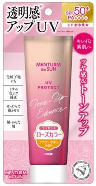 Солнцезащитная эссенция Mentor The Sun Tone Up UV Essence Rose Omi Brothers 80 г розовый