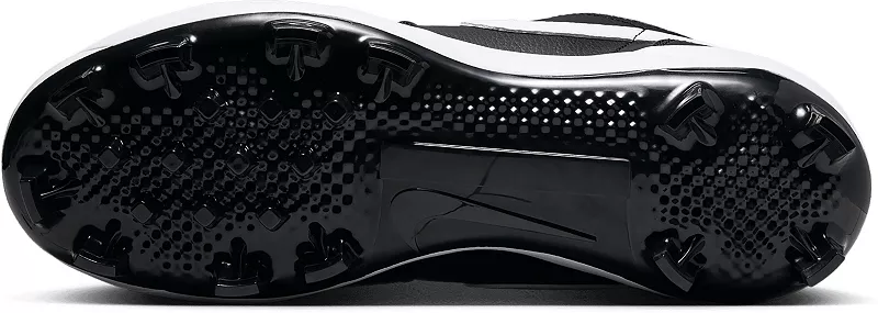 Мужские бейсбольные бутсы Nike Jordan 1 Retro MCS, черный/белый/черный — фото 2