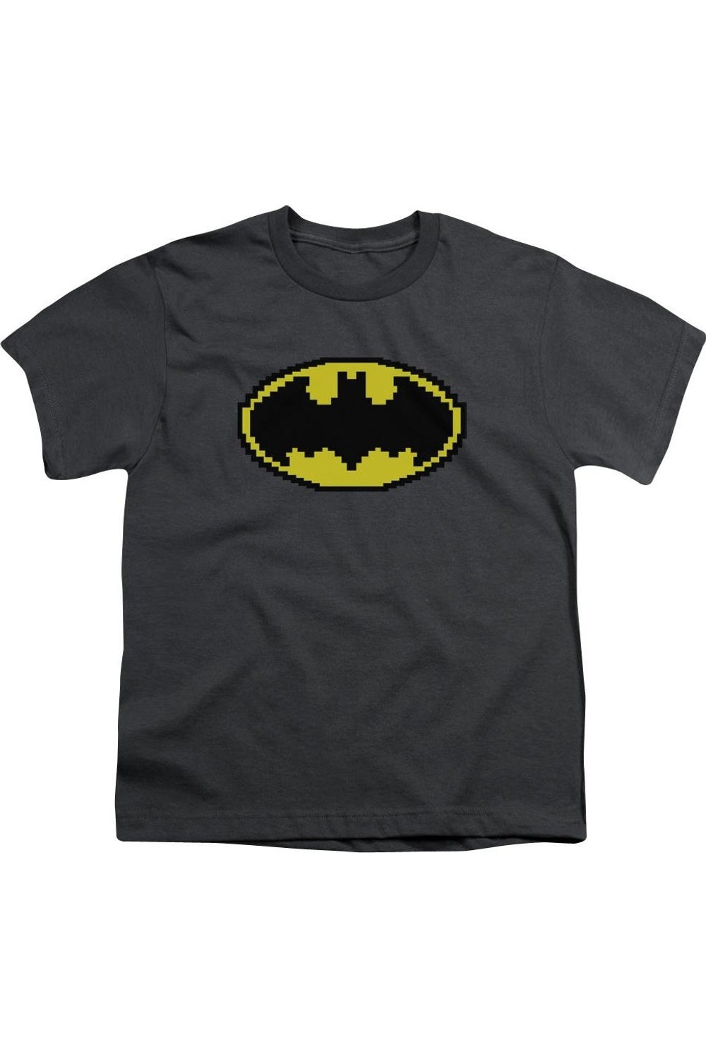 

Футболка с пиксельным символом Batman для детей Gildan, Charcoal