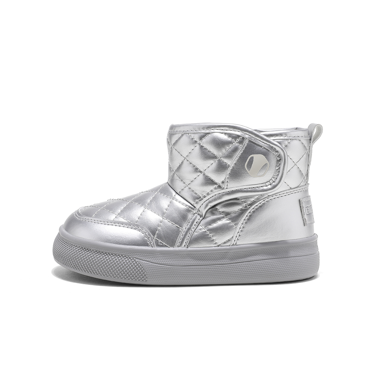 

Утепленные высокие детские ботинки с амортизацией и износостойкостью BIG WASP, серебро