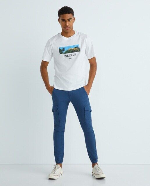 

Мужские брюки-карго Jack & Jones, синий