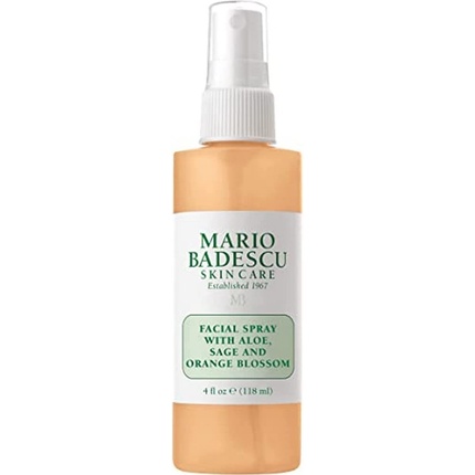 

Спрей для лица с алоэ, шалфеем и апельсиновым цветом 118мл, Mario Badescu