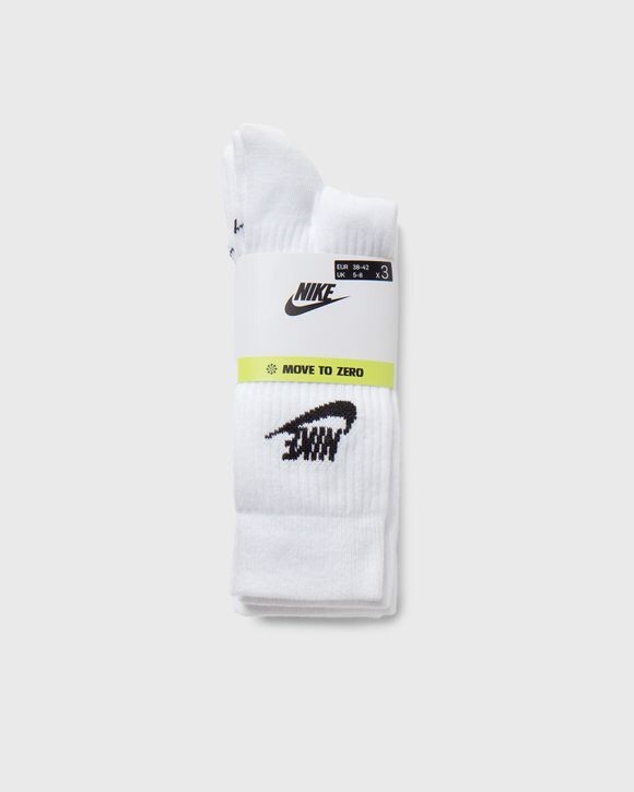 

Носки Nike Everyday Essential Crew Socks (3 Pairs), белый/черный