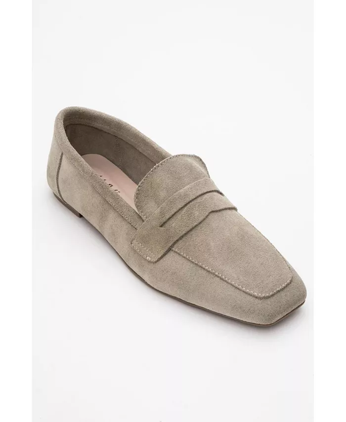 Мокасины Morne из замши и кожи Forever & Always Shoes, коричневый/бежевый — фото 3