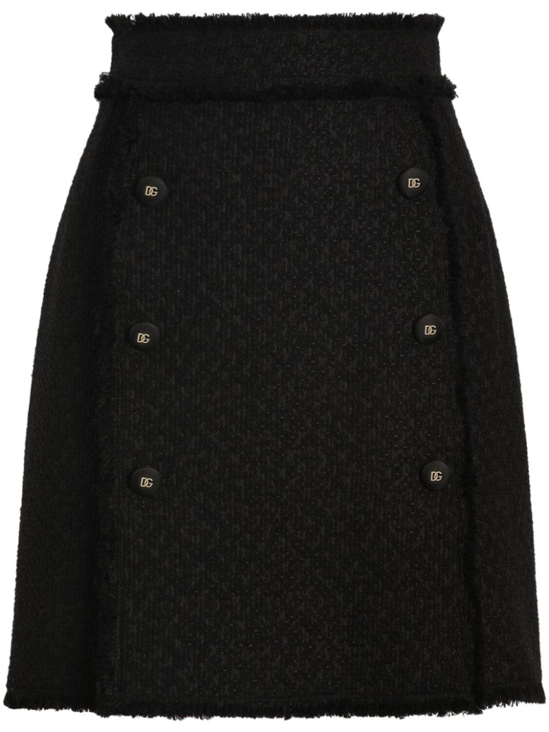 

Dolce & Gabbana твидовая юбка мини, черный
