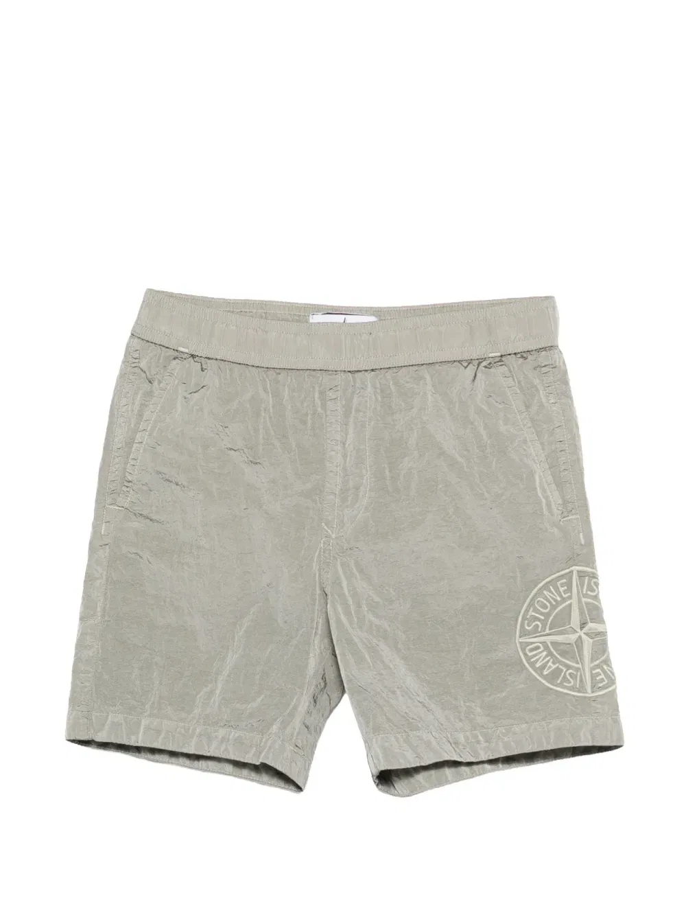 Плавки с логотипом Stone Island Junior, серый