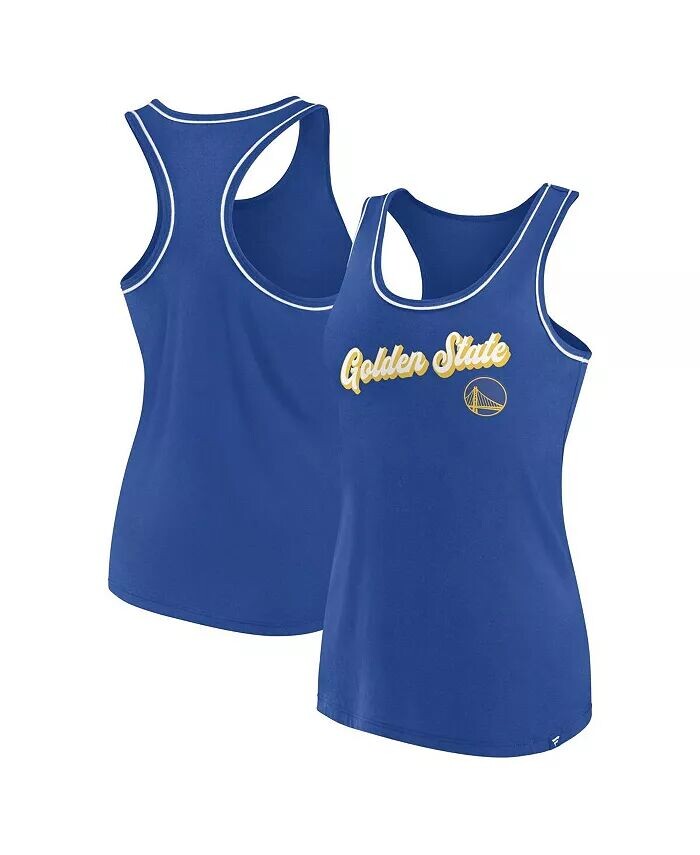 

Женская майка-борцовка с логотипом Royal Golden State Warriors Fanatics