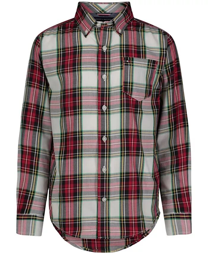 

Рубашка Big Boys Picture Perfect Tartan Yarn, окрашенная в цвет пряжи Tommy Hilfiger