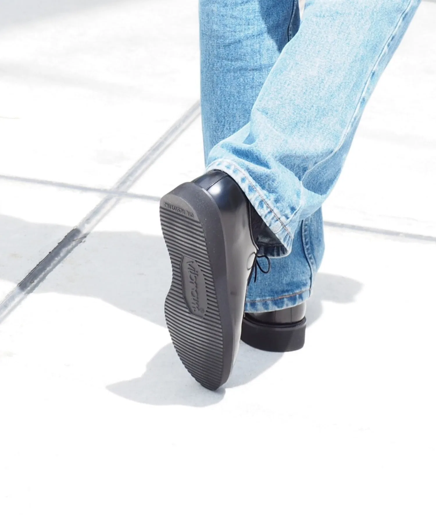 Мужские кожаные ботинки HARUTA Vibram 711P коричневые — фото 3