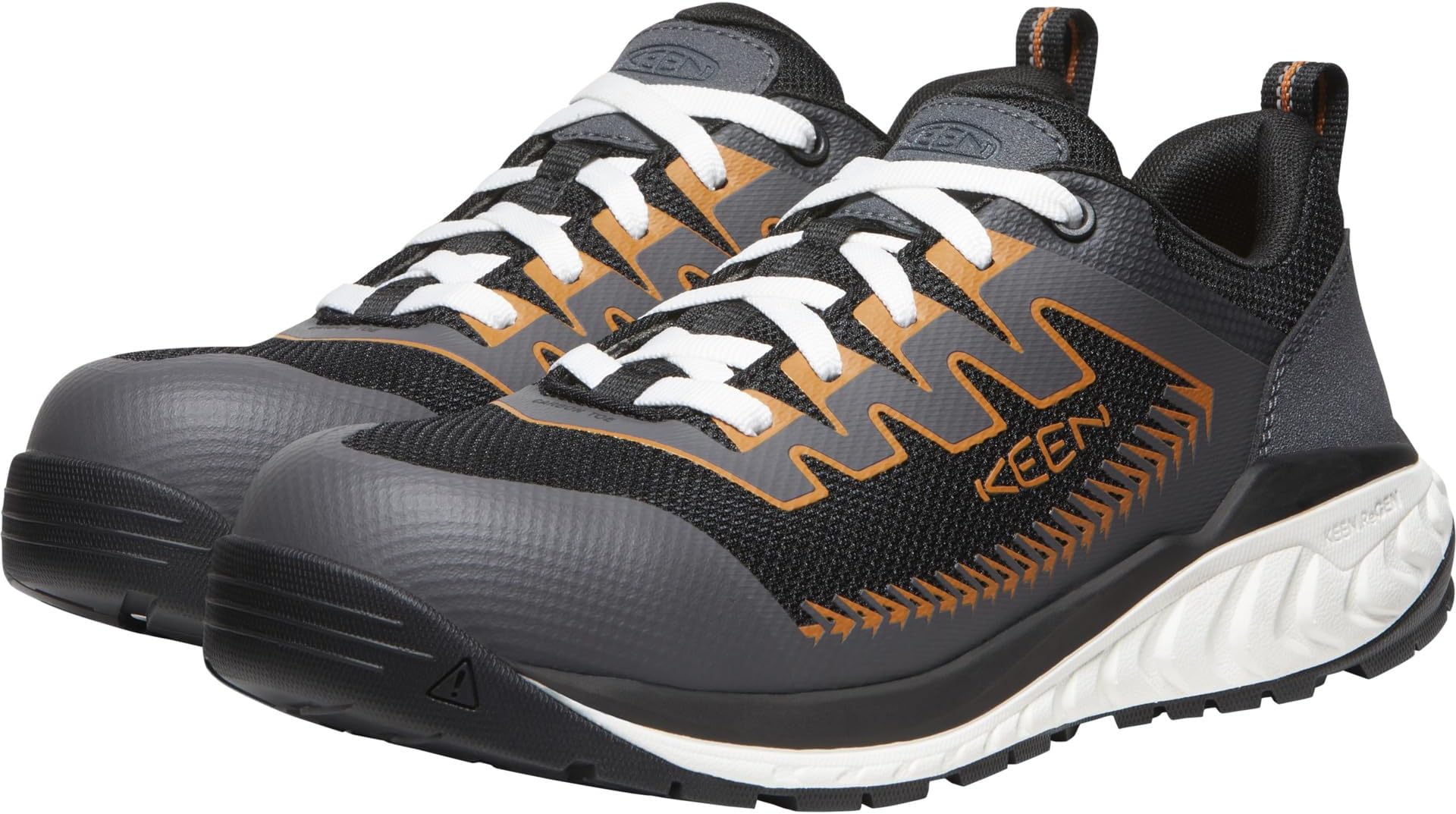 

Кроссовки KEEN Utility Arvada (Comp Toe), цвет Black/Curry