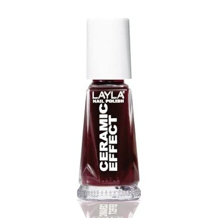Cosmetics 1243R23-014 Лак для ногтей с керамическим эффектом вамп-красный, 0,34 унции, Layla — фото 2
