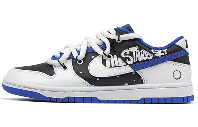 

Кроссовки Nike Dunk Skateboard Shoes Men Low-Top White Black Blue
