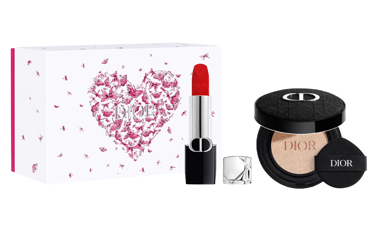 

Lock Down Air Cushion помада набор для макияжа легко растушевывается стойкая 3,5 г+13 г DIOR