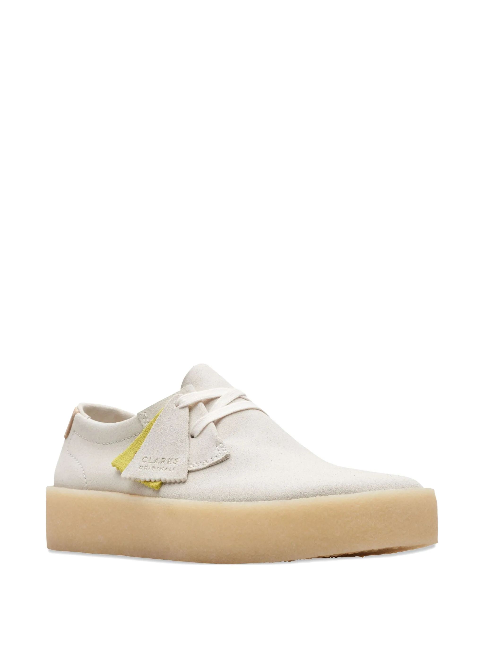 Туфли Ashcott Cup Off Suede на шнуровке Clarks, белый — фото 2