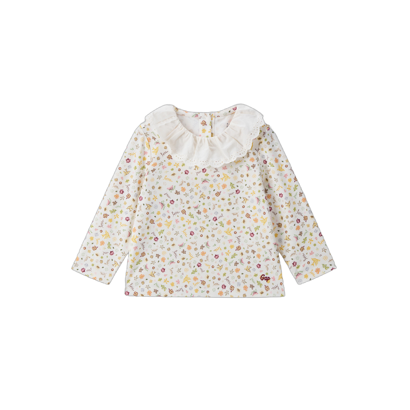 

Футболка для детей 3–7 лет GAP, Ivory White Print