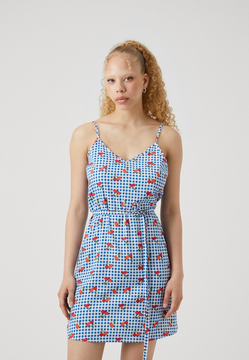 

Повседневное платье PCBLOOM MINI SLIP DRESS Pieces, синий