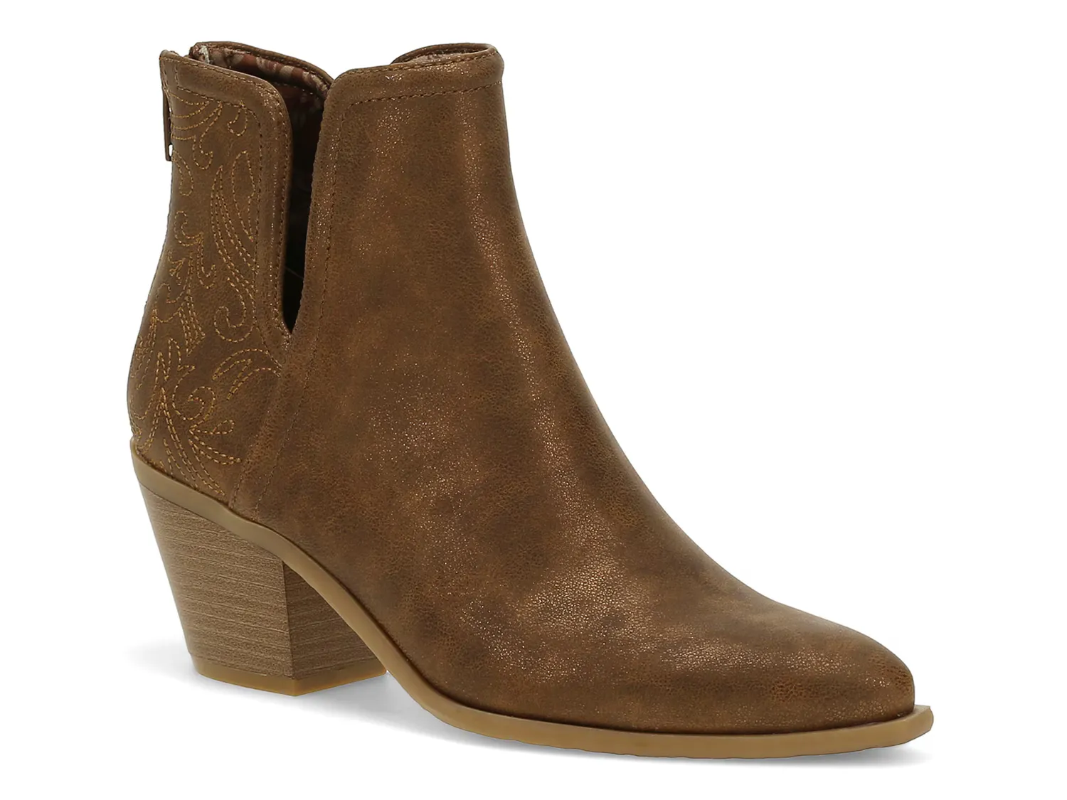 Ботильоны Yara Bootie Baretraps, цвет cognac