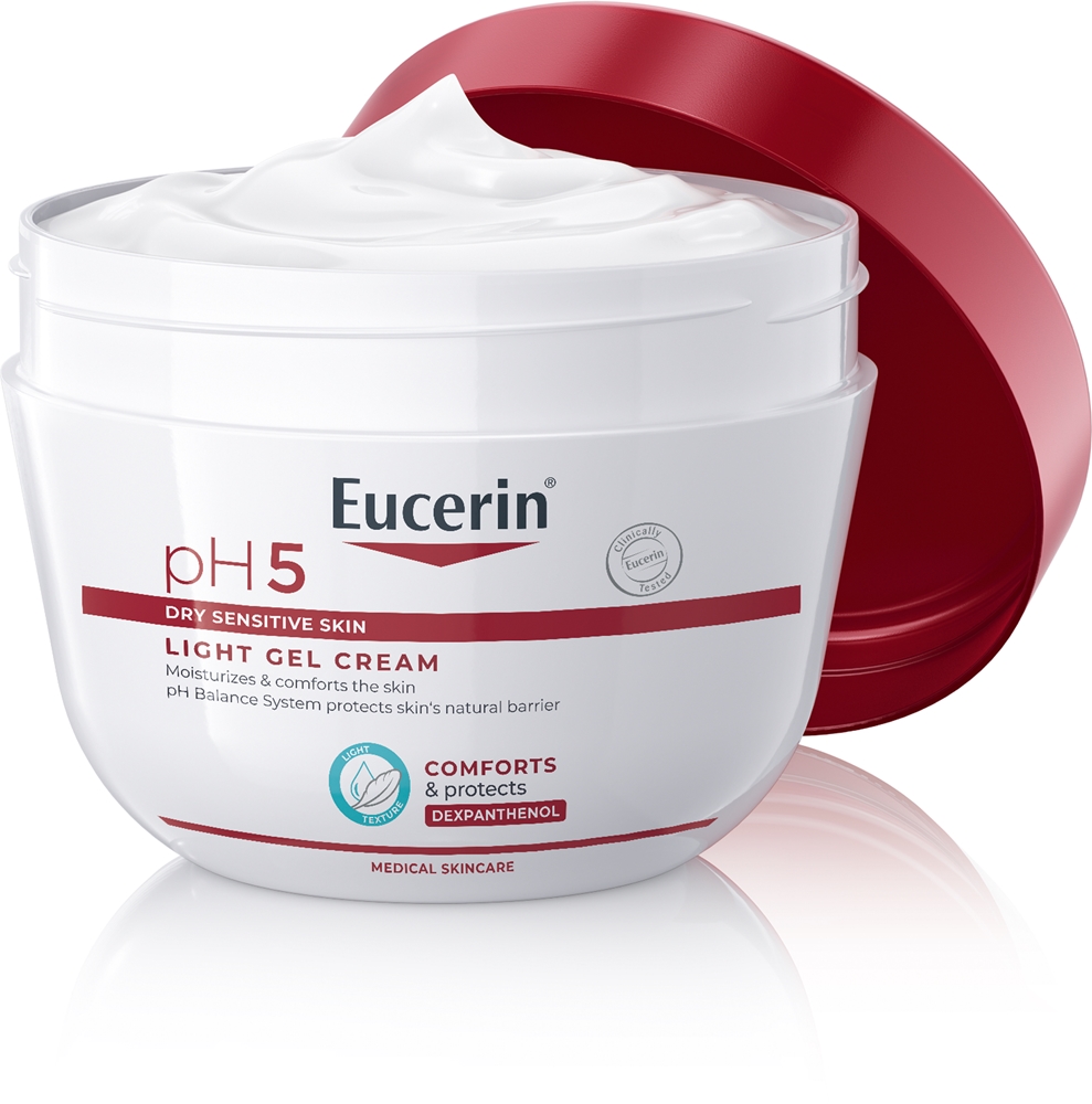 Легкая текстура гелевого крема для глаз Ph5 для чувствительной кожи Eucerin, 350 мл — фото 2