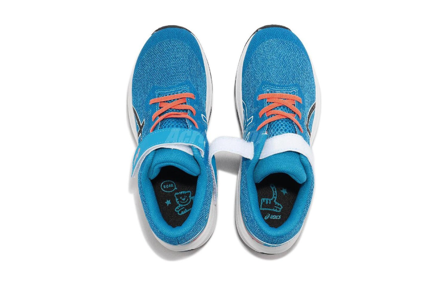 Детские кроссовки Asics GT-1000 11 GS, Blue with Black Lettering — фото 4
