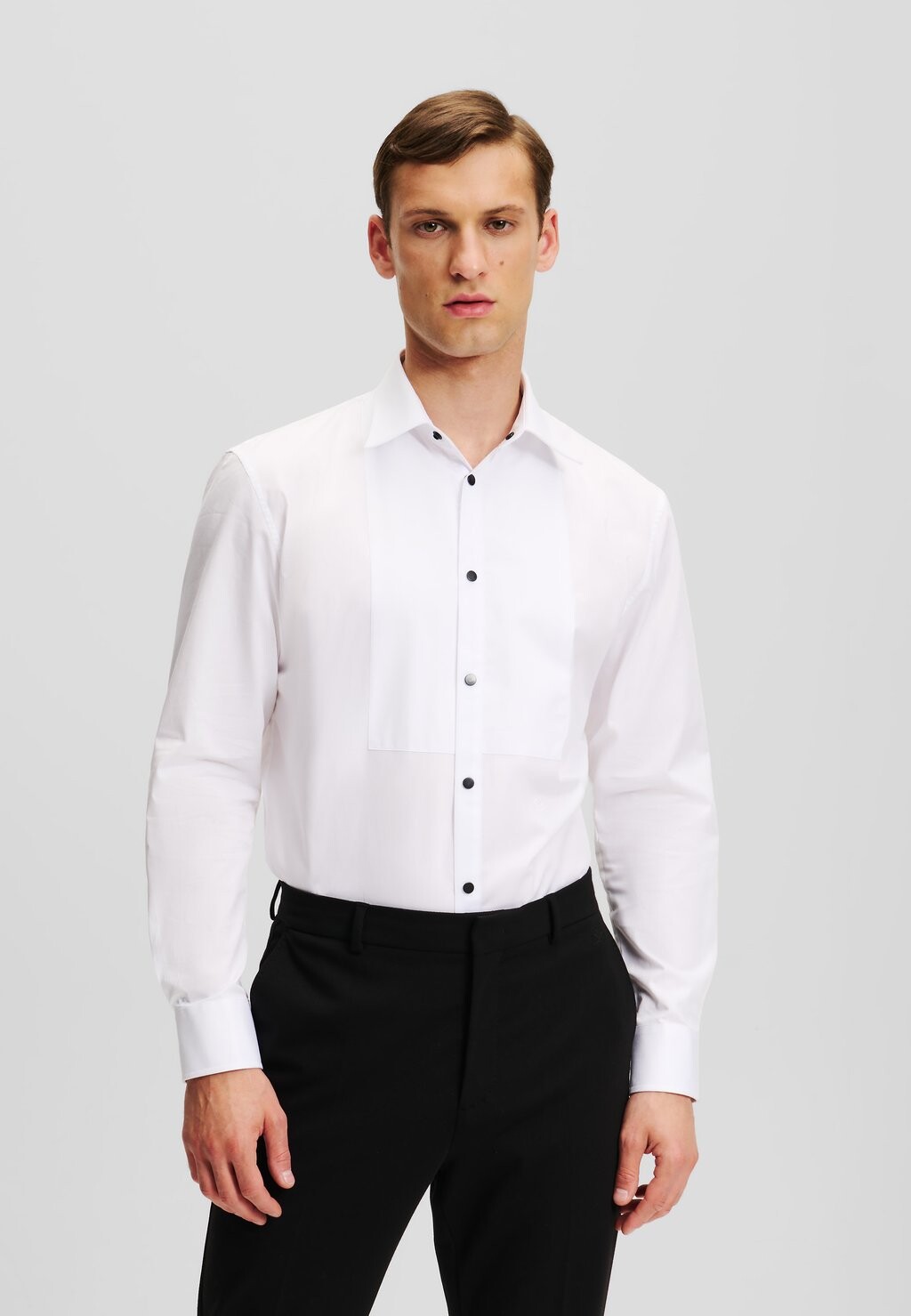 

Официальная рубашка BIB-DETAIL KARL LAGERFELD, белый