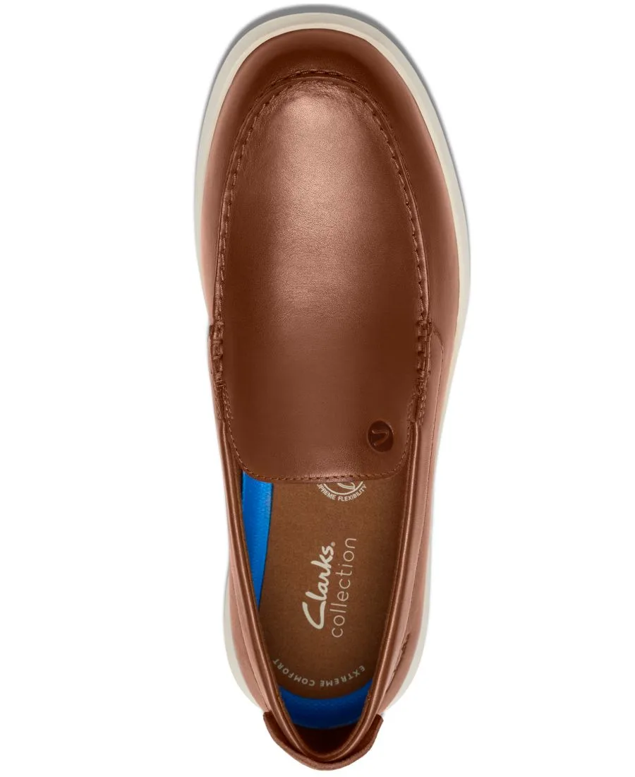 Мужские слипоны Flexway Step Shoes Clarks, tan/бежевый — фото 4