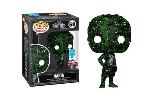 

Funko POP! Арт-серия, коллекционная фигурка, Marvel Black Panther, Накиа, 68 лет