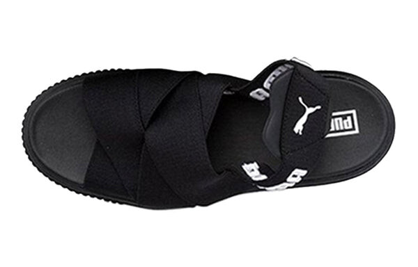 Сандалии platform sandal 'black' Puma, черный — фото 4