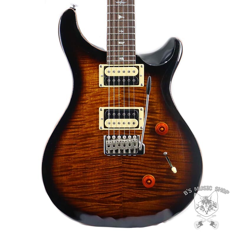 

Электрогитара PRS SE Custom 24 in Black Gold Sunburst w/Gig Bag