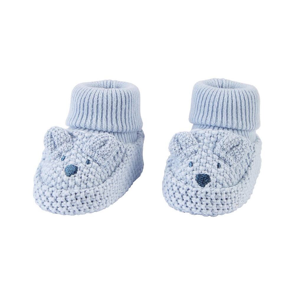 

Пинетки крючком для мальчика Carter's Bear, синий