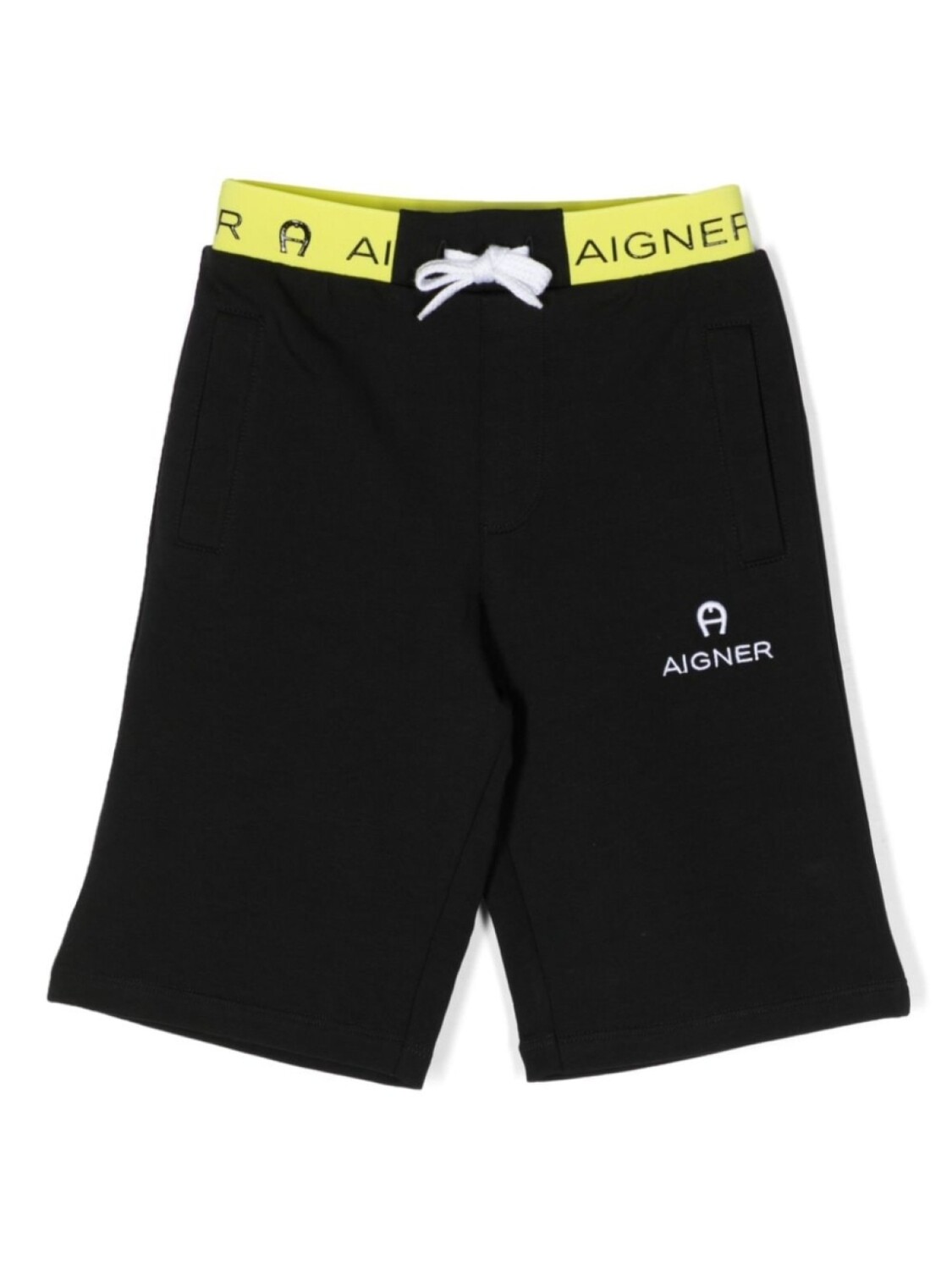 

Aigner шорты с вышитым логотипом, черный